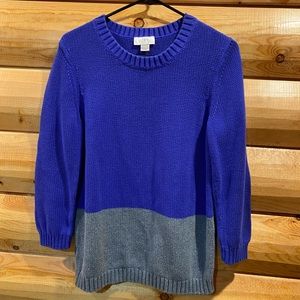 Loft colorblock sweater